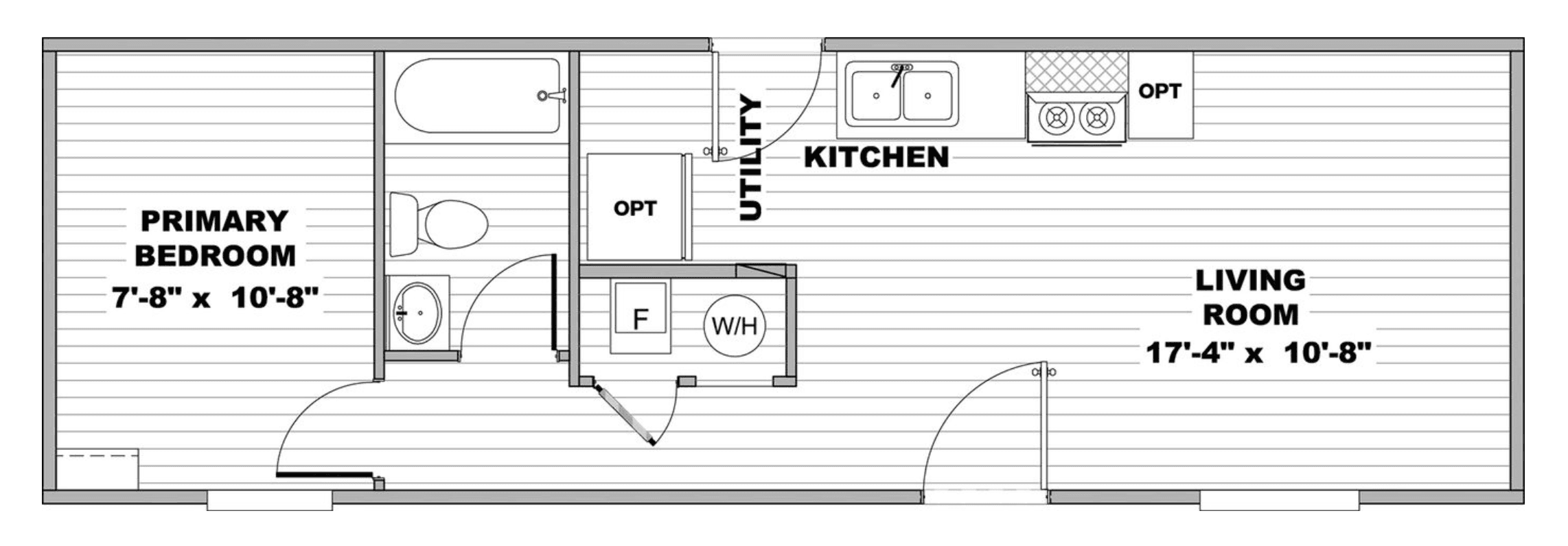 Buttercup floor plan home features