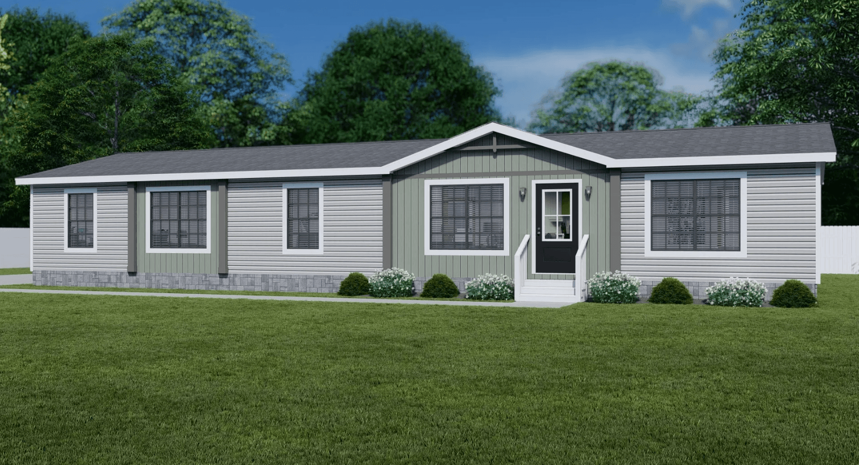 Angelina hero, elevation, and exterior home features