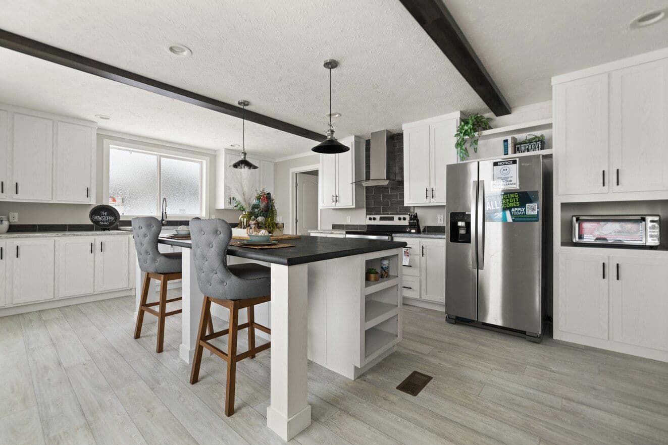 Big beam house 32663x kitchen home features