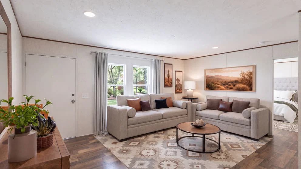 Cedar interior home features