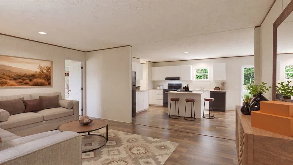 Cedar interior home features