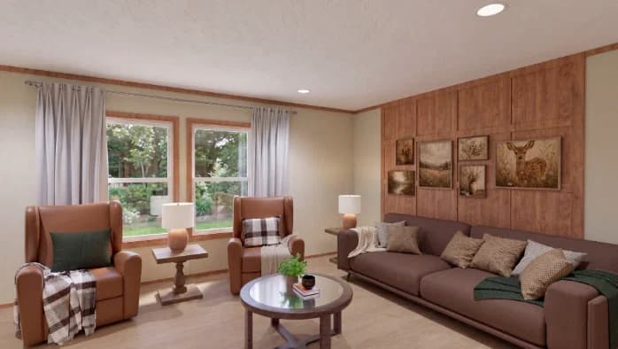 Sevier interior home features