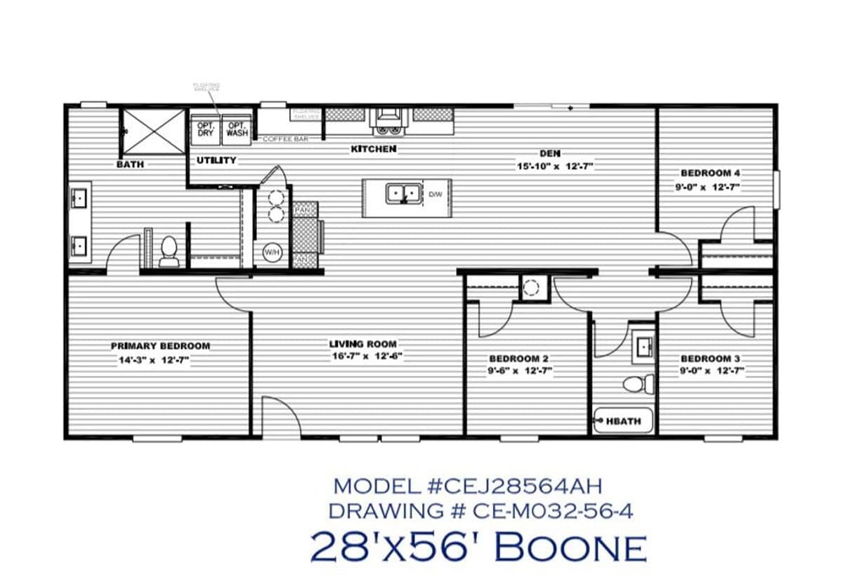 Boone  home features