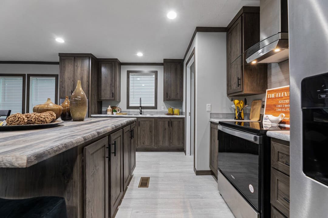 Elevation 32523d kitchen home features