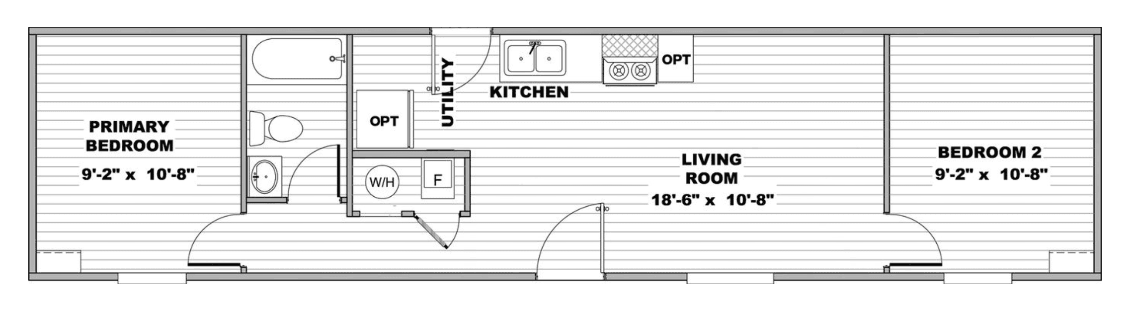 Tulip floor plan home features