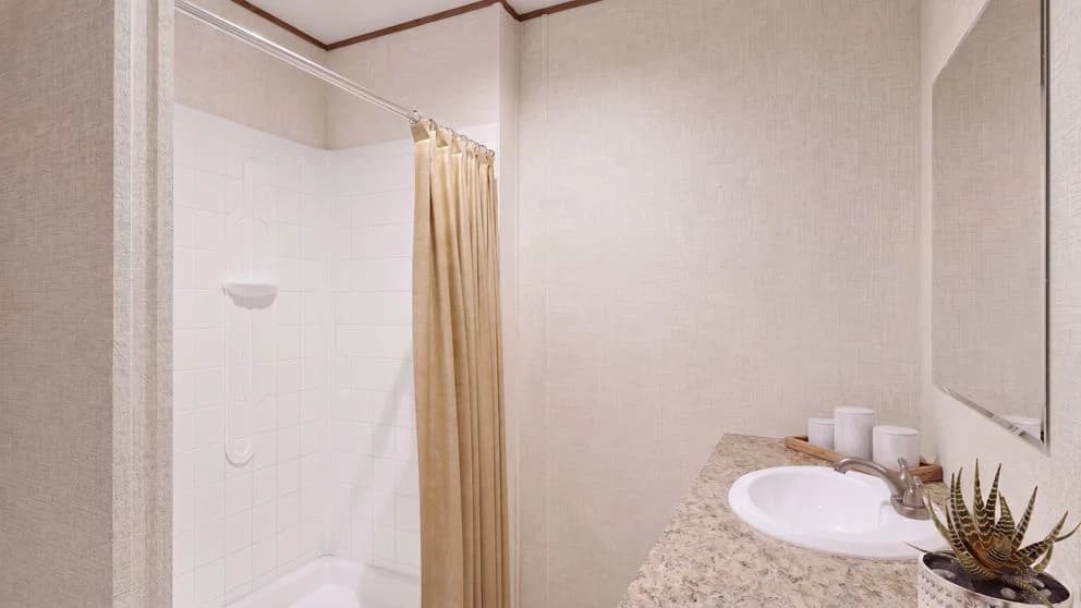 Cedar bathroom home features