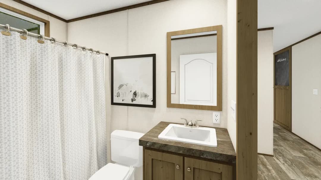 Grand living 72a bathroom home features