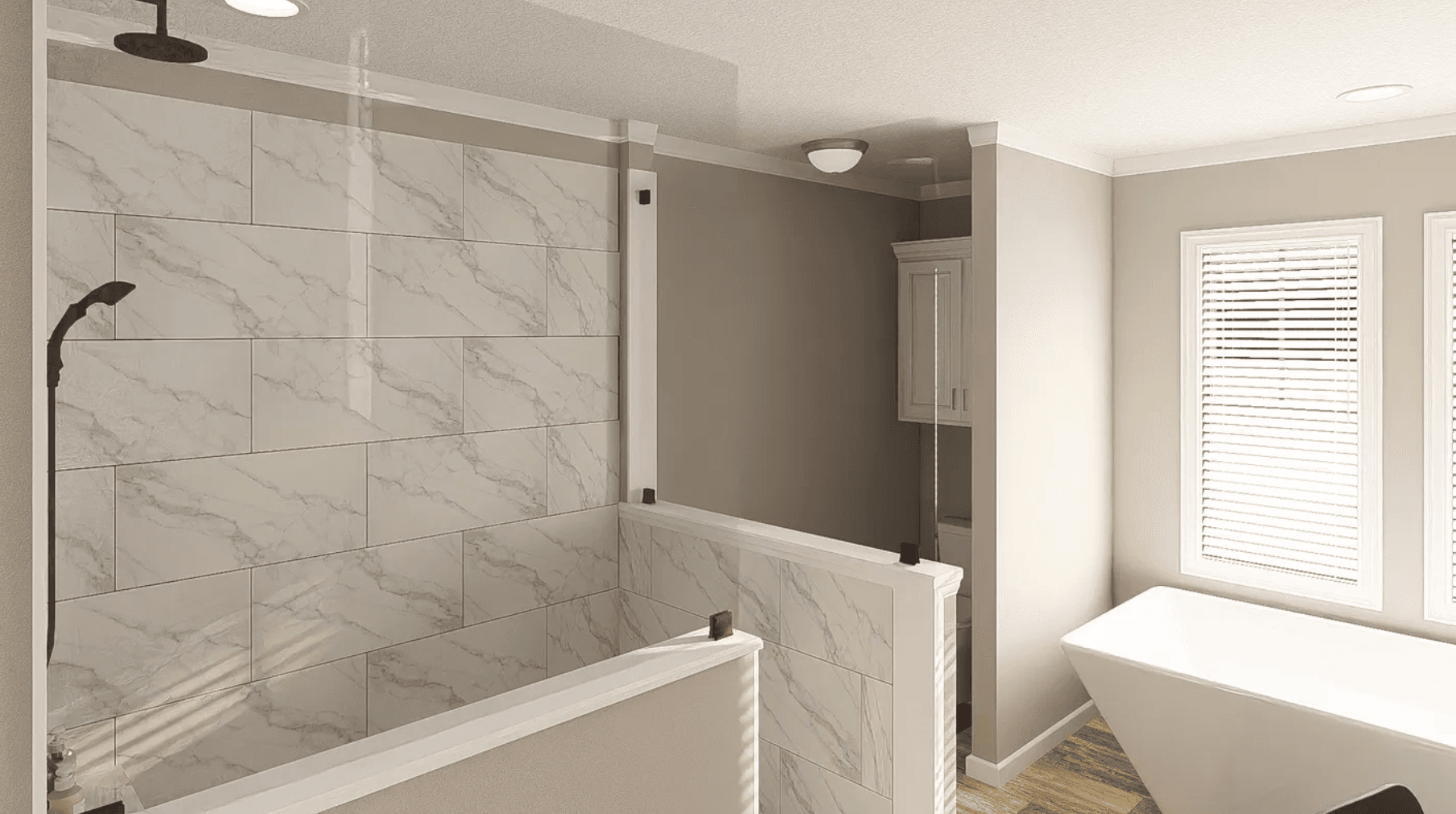 The big easy bathroom home features