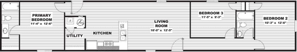 Magnolia floor plan home features