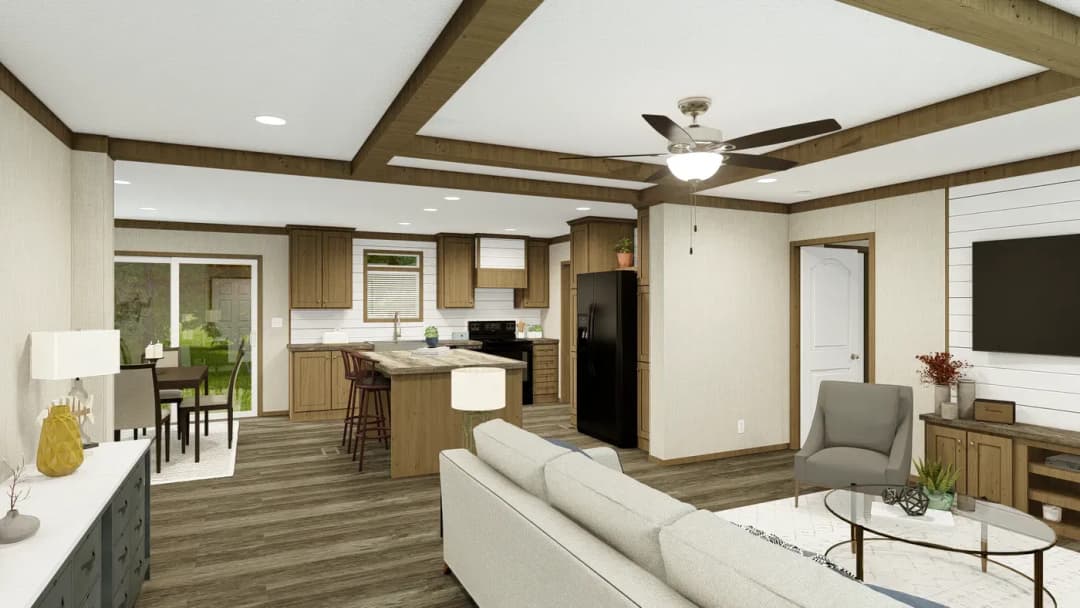 Grand living 56 interior home features