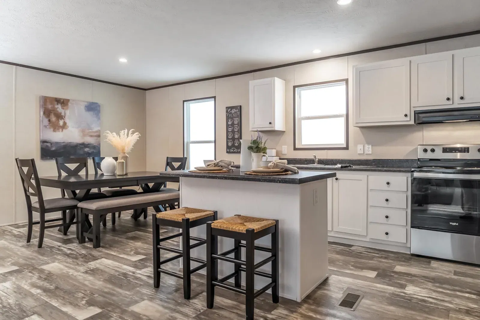 Capstone kitchen home features