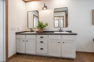 The reed bathroom home features