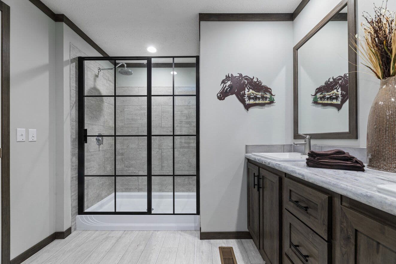 Elevation 32523d bathroom home features