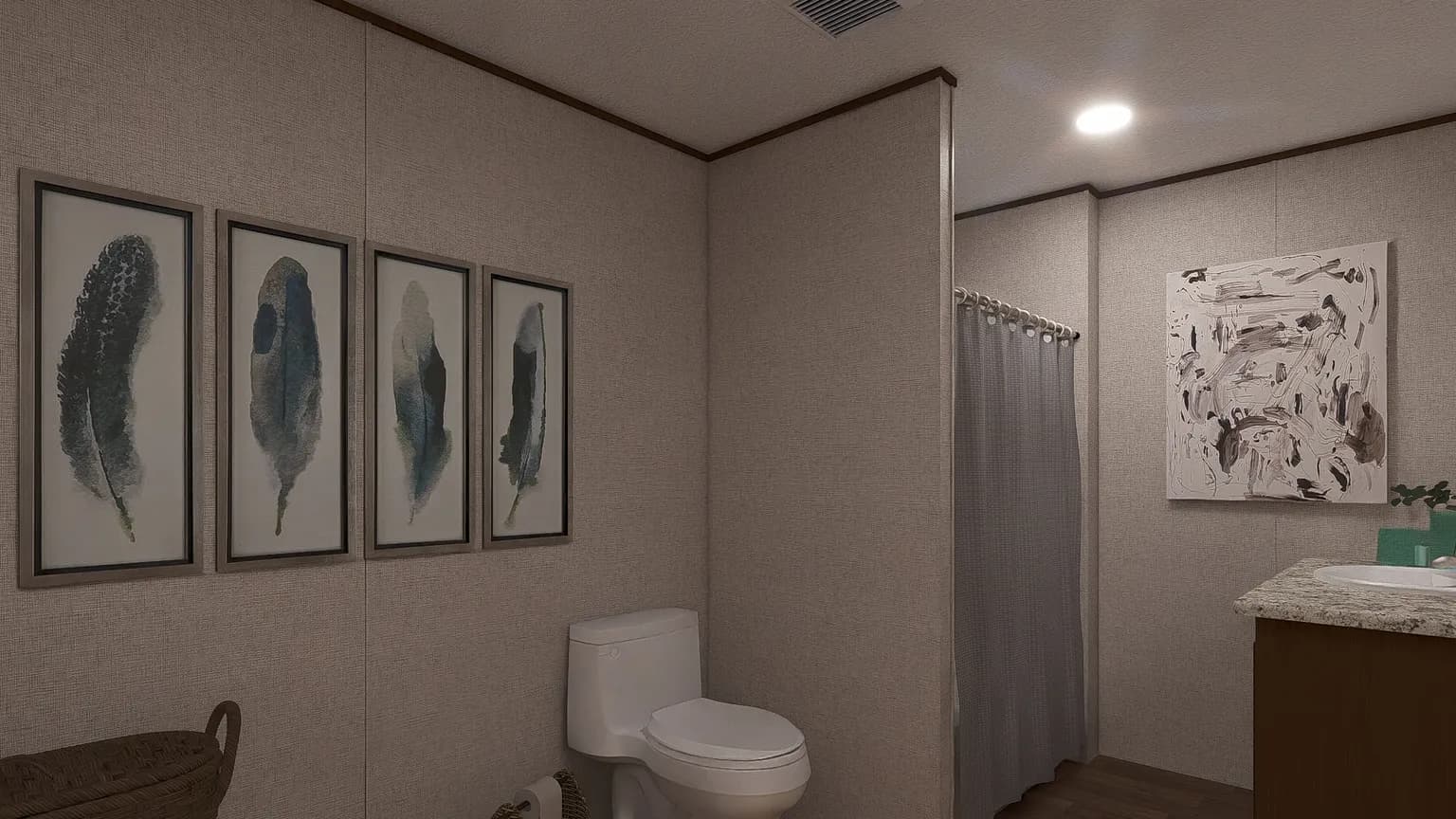 Redwood  home features