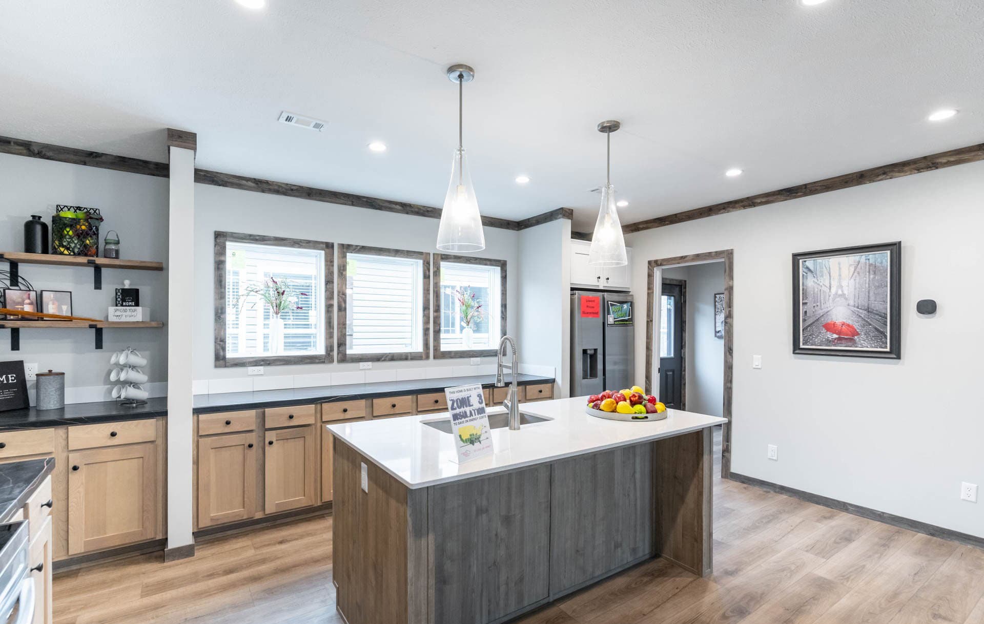 The madison  home features