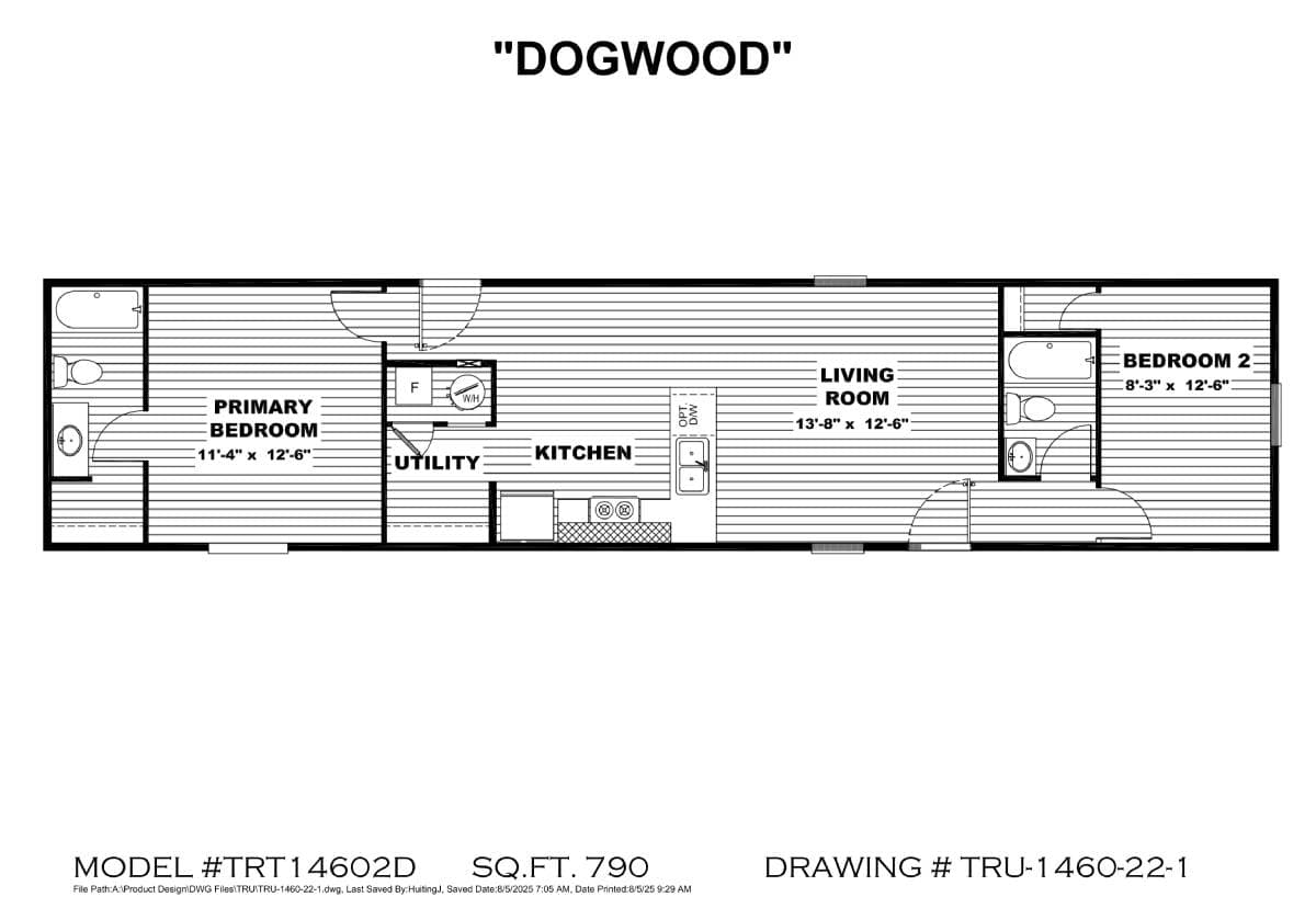 Dogwood floor plan home features