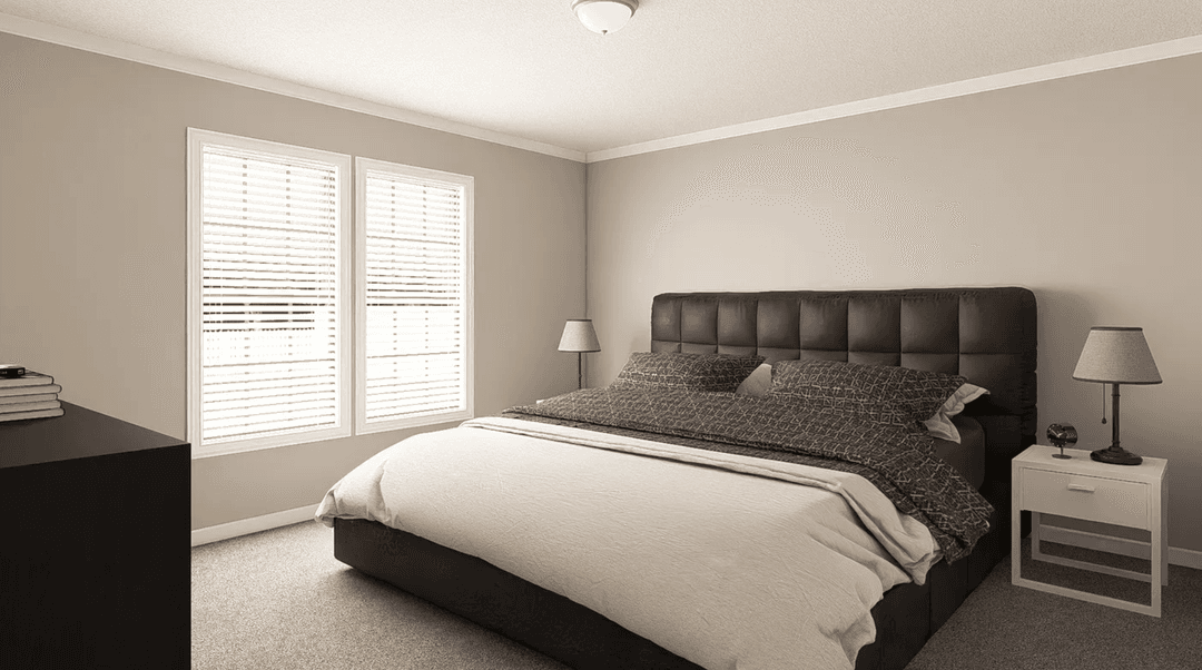 The big easy bedroom home features