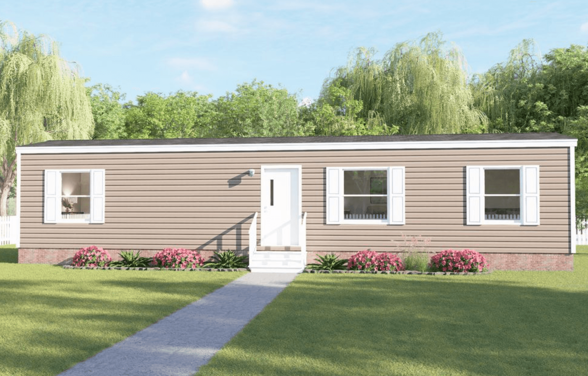 Tulip hero, elevation, and exterior home features