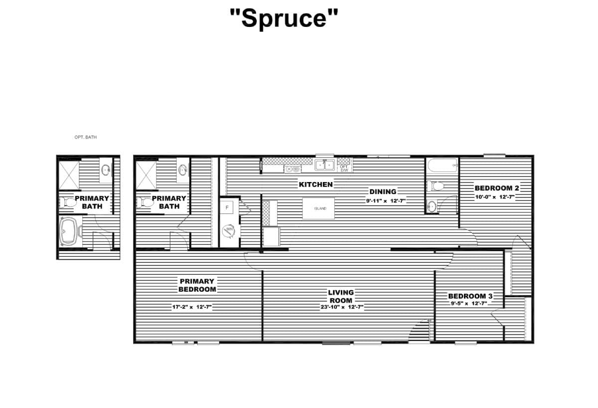 Spruce  home features