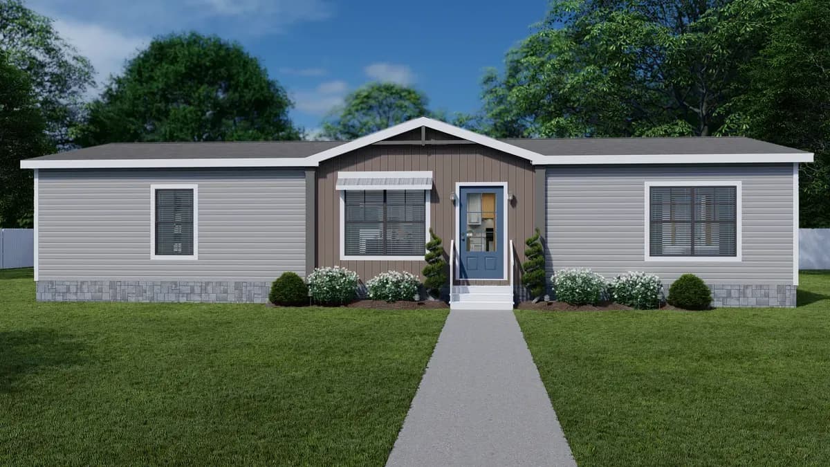 Lizzie hero, elevation, and exterior home features