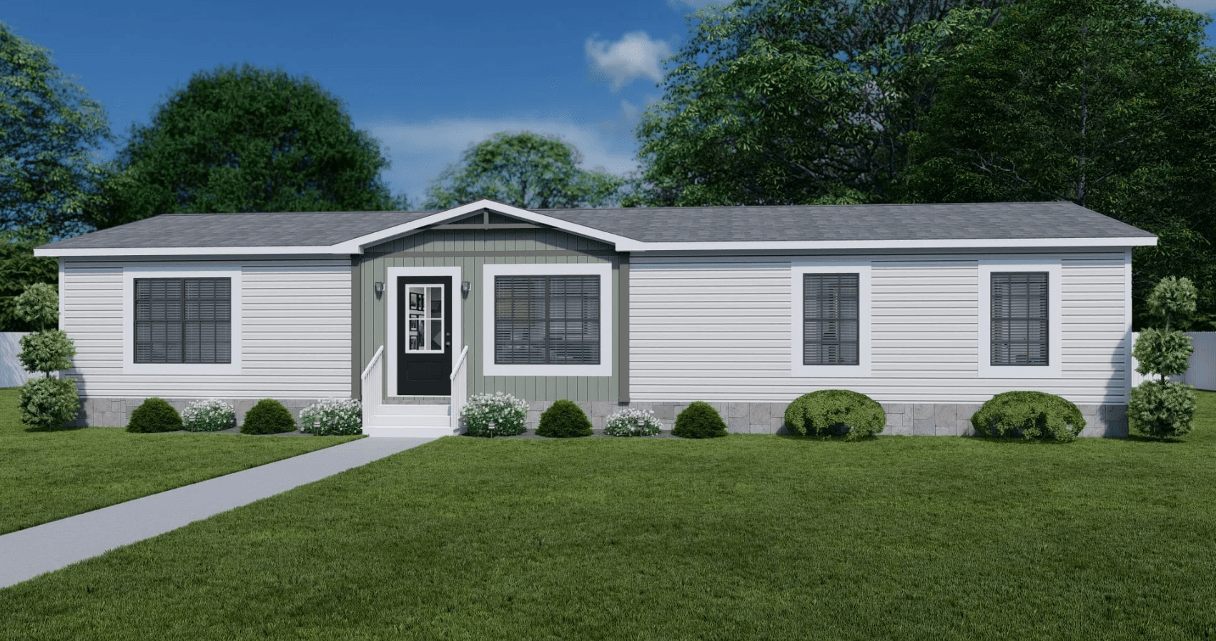 Loralei hero, elevation, and exterior home features