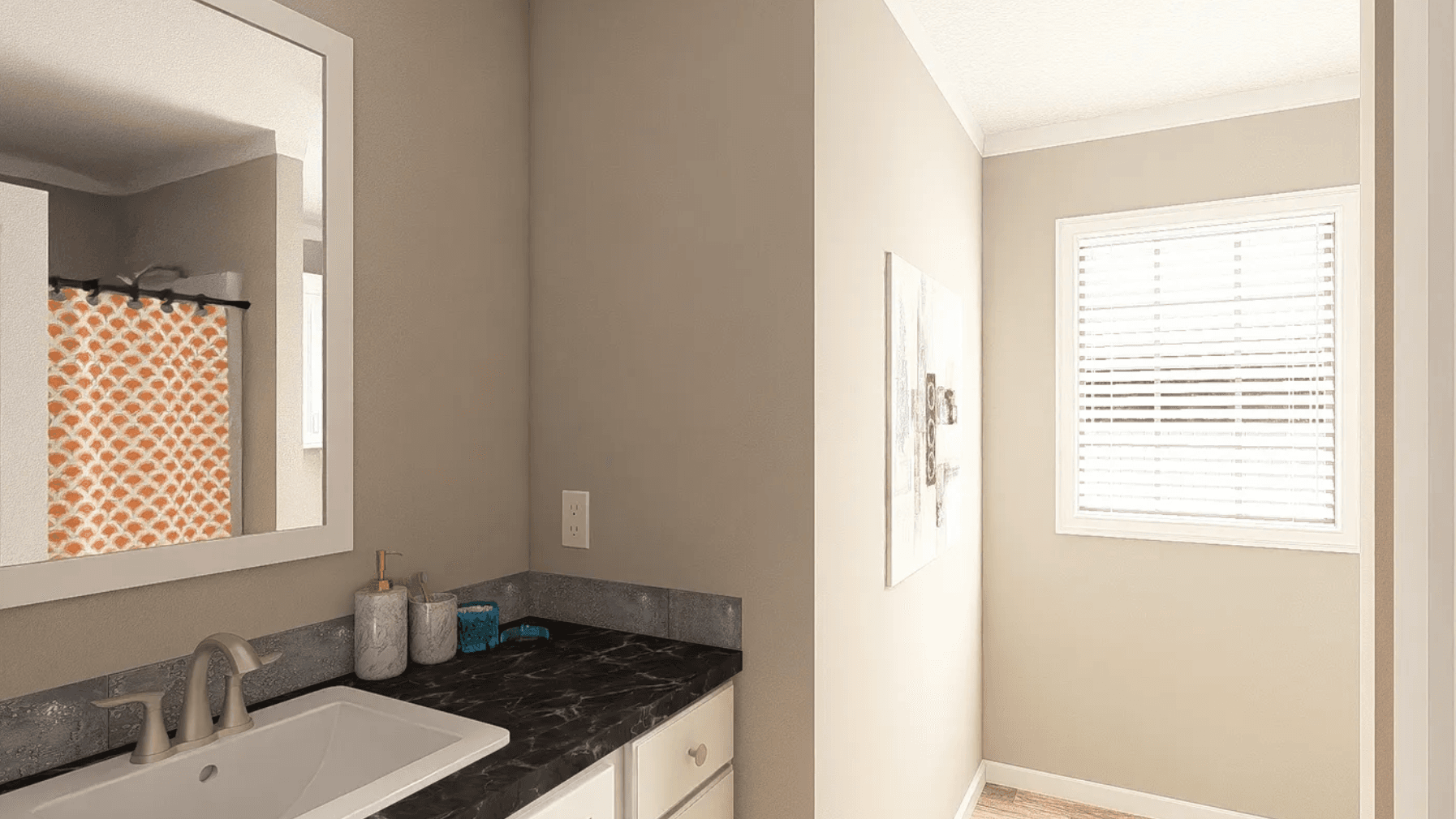 The big easy bathroom home features