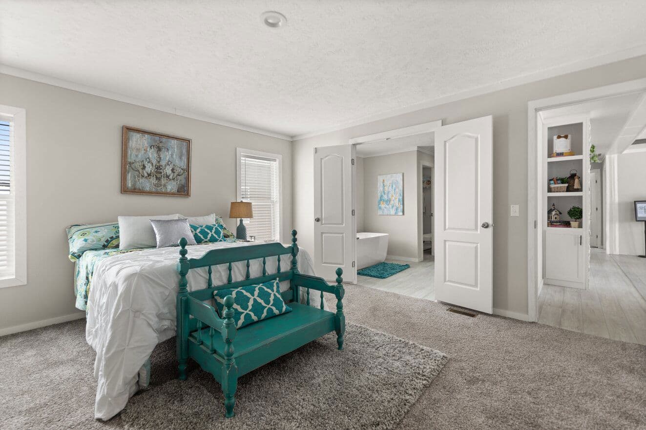 Beam house 32603x bedroom home features