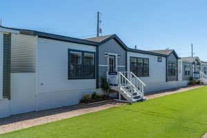 The reed elevation and exterior home features